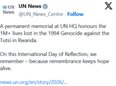 Guterres: Turibuka twicishije bugufi kandi dufite isoni